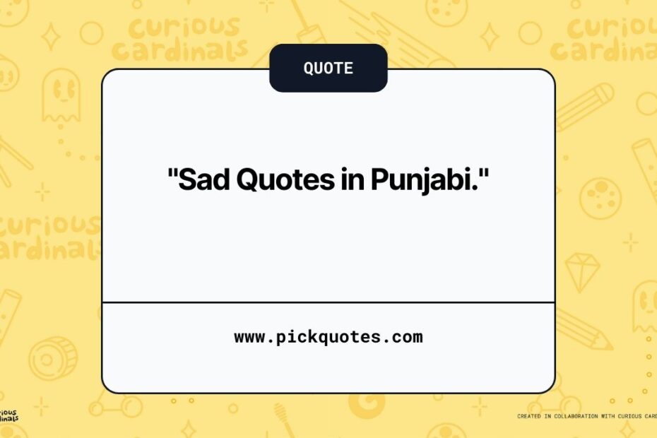 Sad Quotes in Punjabi